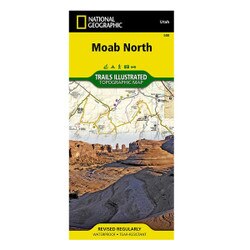 National Geographic Moab North Map